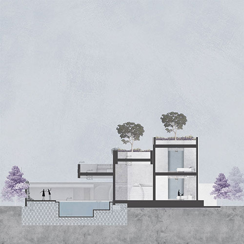  thumbnail no. 8 ofShahbaghi Villa project, designed by Behzad Adineh