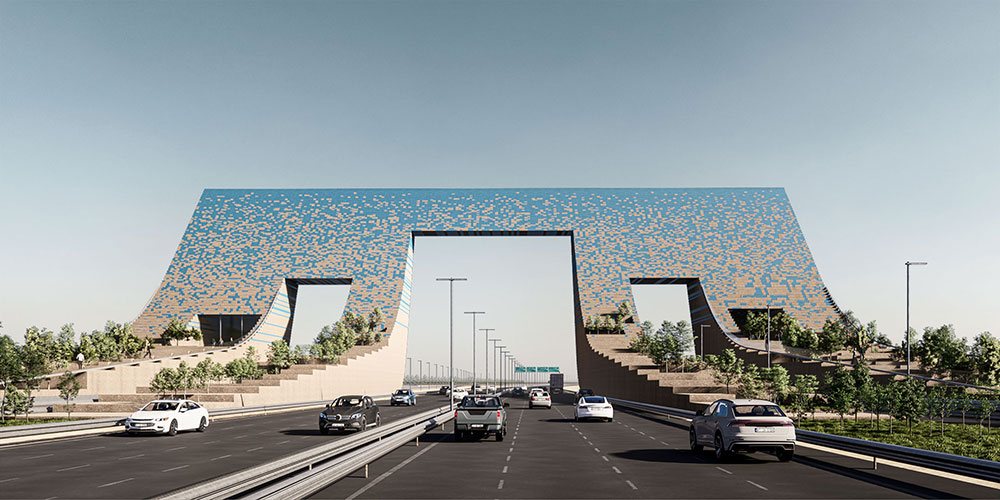 picture no. 12 ofQom Gate project, designed by Behzad Adineh