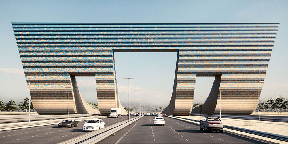 picture no. 13 ofQom Gate project, designed by Behzad Adineh