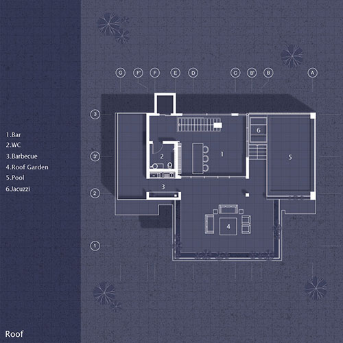 picture no. 17 ofTooska Villa project, designed by Behzad Adineh